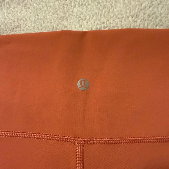Lululemon Wunder Under High-Rise Tight 28" *Full-On Luxtreme Rustic Coral Orange - Picture 11 of 13